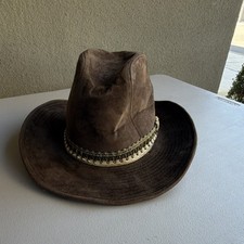 Stetson Brown Western Hat with Decorative Band and Satin Lining