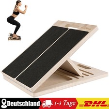 5 Winkeln Wadendehner Schrägbrett aus Holz Slant Board Wadenstrecker Yoga Sport