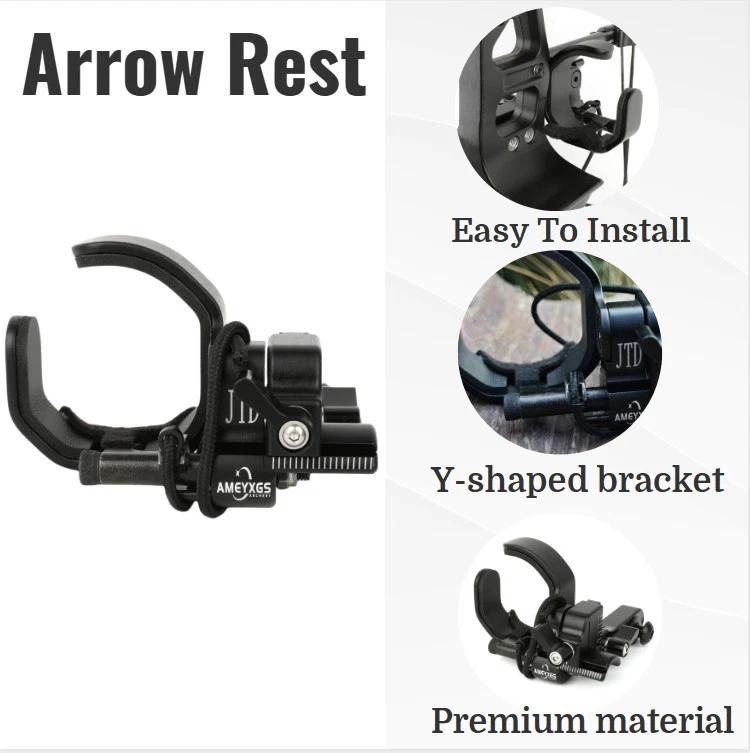 Archery Drop Away Arrow Rest Micro Adjustable Compound Bow Hunting Target Shoot - Image 3 of 4