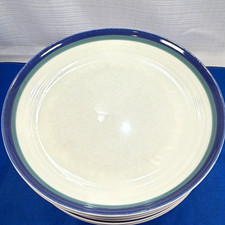 Lot of 7 Vintage Pfaltzgraff Ocean Breeze Dinner Plates 10.25" Made in USA