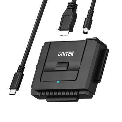 UNITEK SATA IDE zu USB C Festplattenadapter Konverter für universelle 2,5'' 