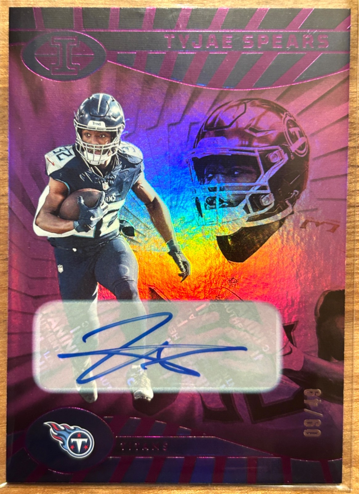 2024 Panini Illusions - Tyjae Spears - Trophy Collection Signatures Auto /49