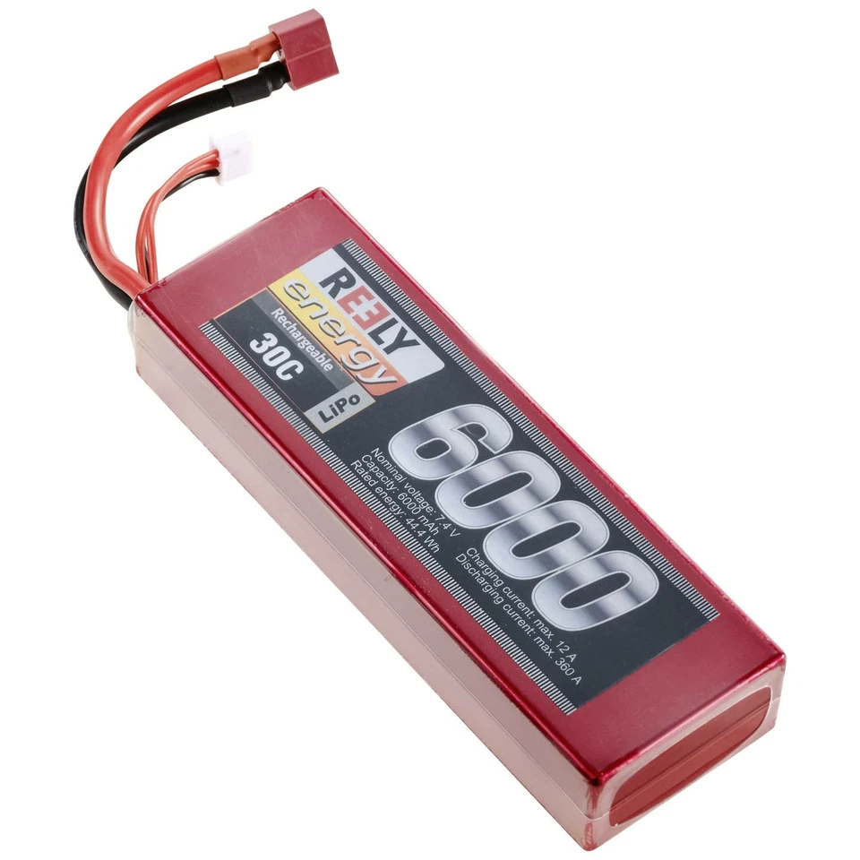 Reely Modellbau-Akkupack LiPo 7.4 V 6000 mAh Akkupack Akku Modellbau Zubehör