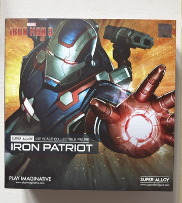 Iron Patriot 1/12 Marvel Iron Man 3 Play Imaginative Super Alloy Die-Cast 