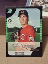 2005 HOMER BAILEY BOWMAN FIRST 1ST EDITION BASEBALL ROOKIE CARD RC #165 REDS