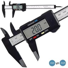 6" 150mm Digital Caliper Micrometer LCD Gauge Vernier Electronic Measuring Tool