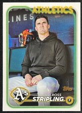 2024 Topps Series 2 Ross Stripling #608 Athletics Mirror Gold SSP