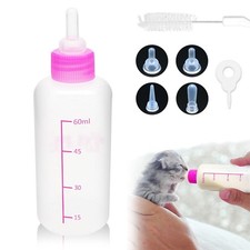 1Pc 60ml Pet Puppy Kitten Feeding Bottles Feeder Pet Nursing Bottle Set