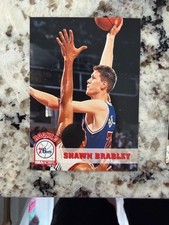 1993-94 NBA HOOPS ROOKIE CARD PHILADELPHIA 76ERS SHAWN BRADLEY #385