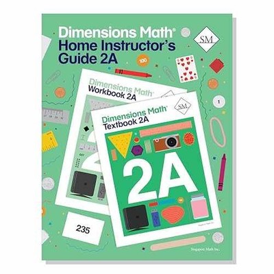 Dimensions Math Home Instructor's - Spiral-bound, by Singapore Math Inc. - Good