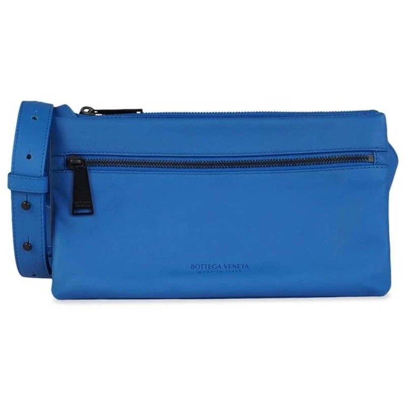 Bottega Veneta NWT Fluid Messenger Crossbody Bag in Blue