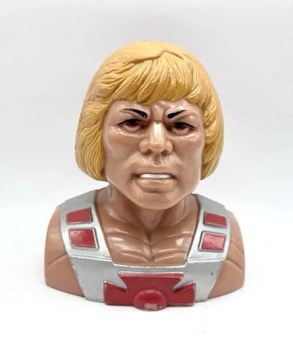 He-Man Bank MOTU Vintage Masters Of The Universe 1984 Piggy NO STOPPER Figure