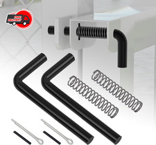 819T Trailer Gate Spring Latch Kit with Extra Pins 2 Pack Trailer Gate Pins Heav