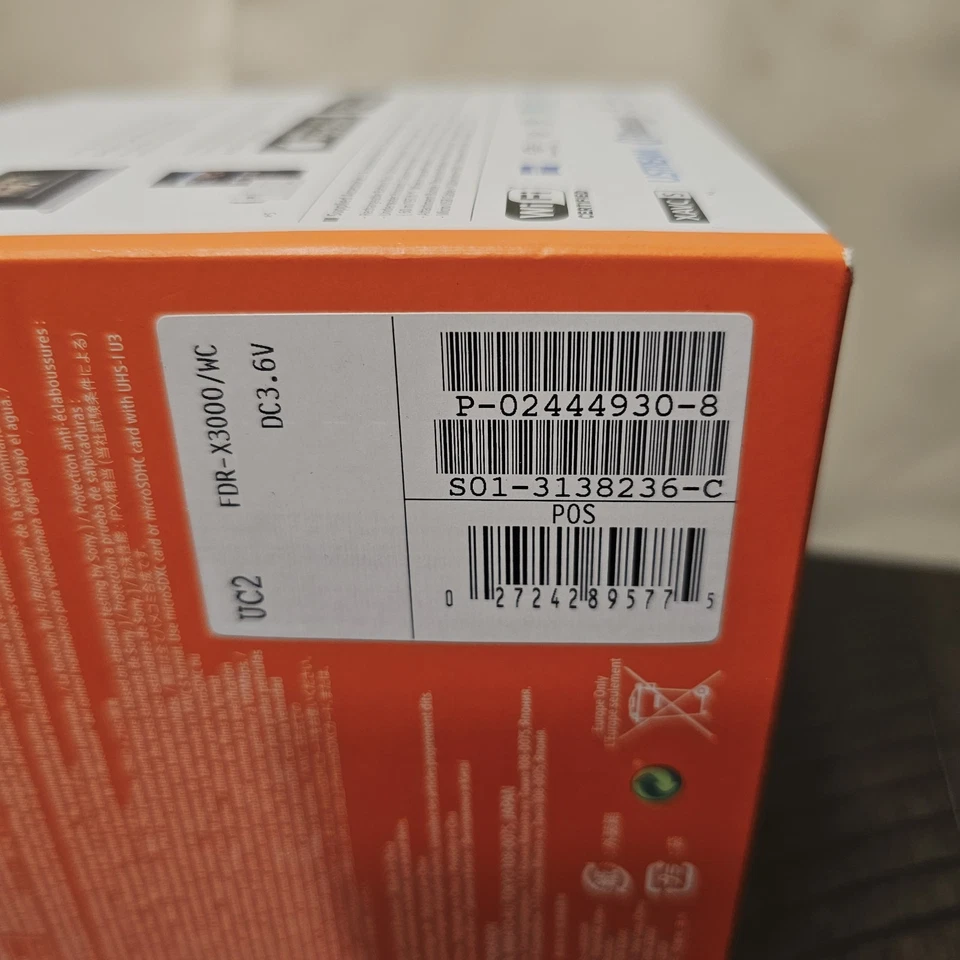 SONY Wearable Action Cam FDR-X3000 NEW - Image 4 of 4