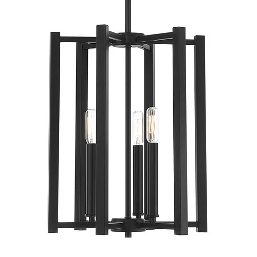 Savoy House 3-7700-3 Benson 3 Light 13"W Pendant - Black - Picture 1 of 12
