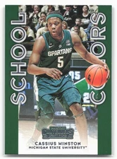 2020 Panini Contenders Draft Picks #17 Cassius Winston School Colors 20574