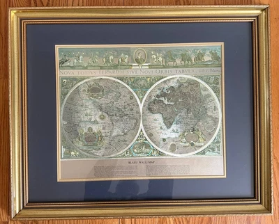Blaeu Map In Antique World Maps & Atlases for sale | eBay