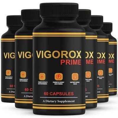 ( 6 Pack ) Vigorox Prime Max Male Performance Supplement, VigoroxPrime Capsules