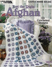 VGT 1991 LEISURE ARTS JUST THE RIGHT AFGHAN 6...