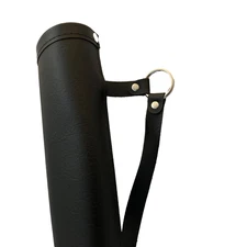 SAS Leather Tube Hip Quiver Arrow Holder With Belt Clip 17" Long Target Range