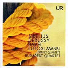 Jean Sibelius - Sibelius/Debussy/Ravel/Lutoslawski  String Quartets - CD - G4z