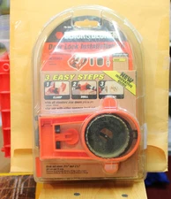 BLACK + DECKER Door Lock Installation Kit Used Sizes 1-3/8" - 2"  KIT intact