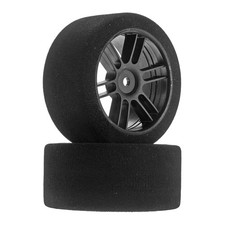 BSR Racing Tires Rear 30mm Nitro Touring Foam Tire Blk Whl 38 2 BXRF3038B RC