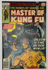 MASTER OF KUNG FU - Comic Book #56. Marvel Comics September 1977 No.56 UK VF 8.0
