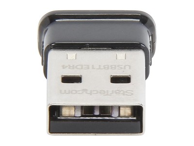 StarTech Mini USB Bluetooth 4.0 Adapter - 50m(165ft) Class 1 EDR Wireless Dongle