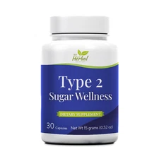 Type 2 Sugar Wellness – Blood Sugar Balance & Metabolism Support – Herbal