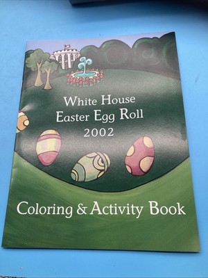 White House Easter Egg Roll 2002 Color And Activity Book New