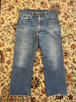 Levi s 505 Big E Talon Vintage Jeans 60s 70s USA Men s 36X29