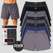 3, 6 Pack Men s Boxer Trunks Plaid Shorts Und...