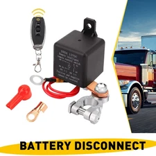 Car Battery Switch Disconnect Power Kill Master Isolator Cut -Off Remote Control