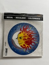 Celestial Sun and Moon Die-Cut Decal Sticker from Elegant USA Set of 3 - NOS
