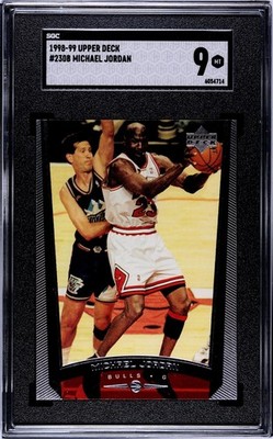 MICHAEL JORDAN 1998-99 Upper Deck #230b SGC 9