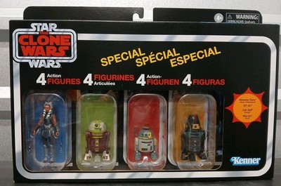 Kenner Star Wars The Clone Wars 4 pack Action Figure The Vintage Collection 