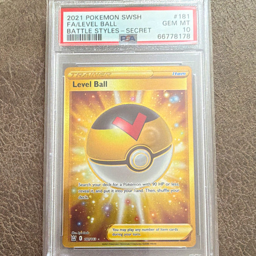 Level Ball graded PSA 10 for sale on eBay