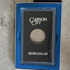 Carson City Morgan Silver Dollar $1 in GSA Display Case w/ Papers COA
