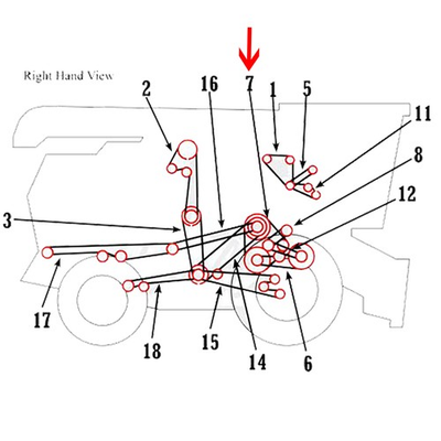 #ad Fits John Deere Parts BELT TORQUE SENSING DR. H161339 88207720770066206600 $202.99