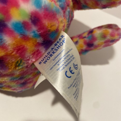 Build A Bear 2017 Leopard Cat Kitty Rainbow Confetti 16.5” Plush Stuffed Animal - Picture 5 of 12