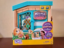 NIB Little Live Pets Mama Surprise Guinea Pig w/ babies hutch *Ready to Ship*