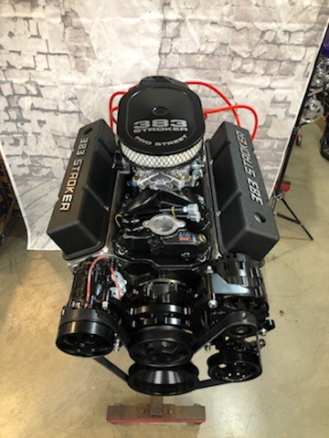 383 R STROKER CHEVY CRATE ENGINE A/C 5O6hp ROLLER TURNKEY PROSTREET 383 383 383 - Picture 3 of 9