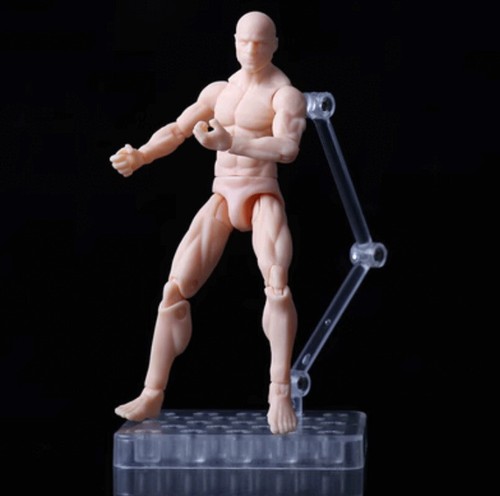 Modelo de cuerpo masculino femenino escala 1/18 de soldado para muñecas de 3,75" - Imagen 8 de 11