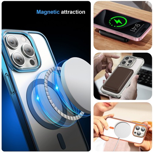 iPhone 15 Pro Max MagSafe Clear Schutzhülle Handyhülle - Bild 24 von 24