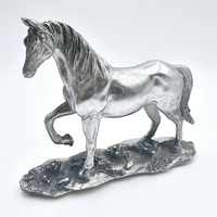 Formano Pferd Klassik Silber Kunststein Deko Figur Geschenk