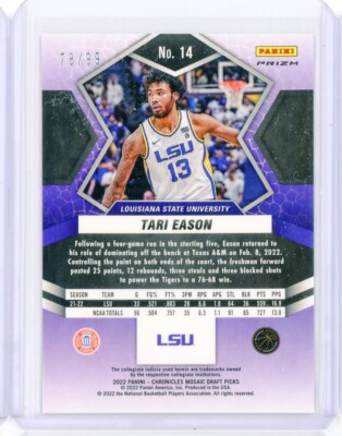 その他 22-23 Panini donruss tari eason auto /99 TARI EASON 2022-23 Donruss Optic Dominators Auto Rookie RC