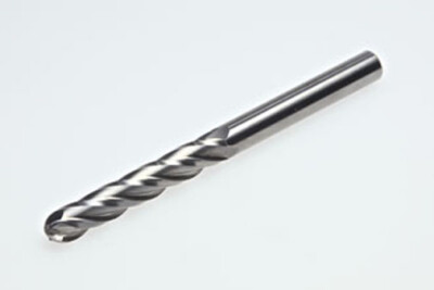 E3753SB2 Midwest Cutting Tools 3/8 x 1-1/8 x 3'' Carbide 2 Flute Ball End Mill 
