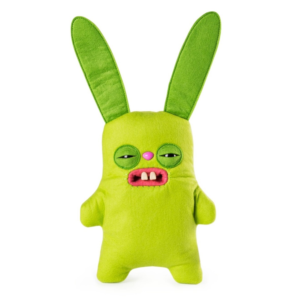 Fuggler Funny Ugly Monster Rabid Rabbit Green Soft Toy BRAND