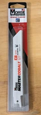 M.K. Morse RB618T05 6" x 3/4" x .035" Master Cobalt Bi-Metal Reciprocating Blade